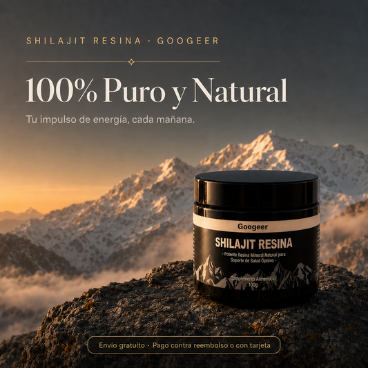 Shilajit 100% Puro - El Secreto de una Energía que Dura Todo el Día