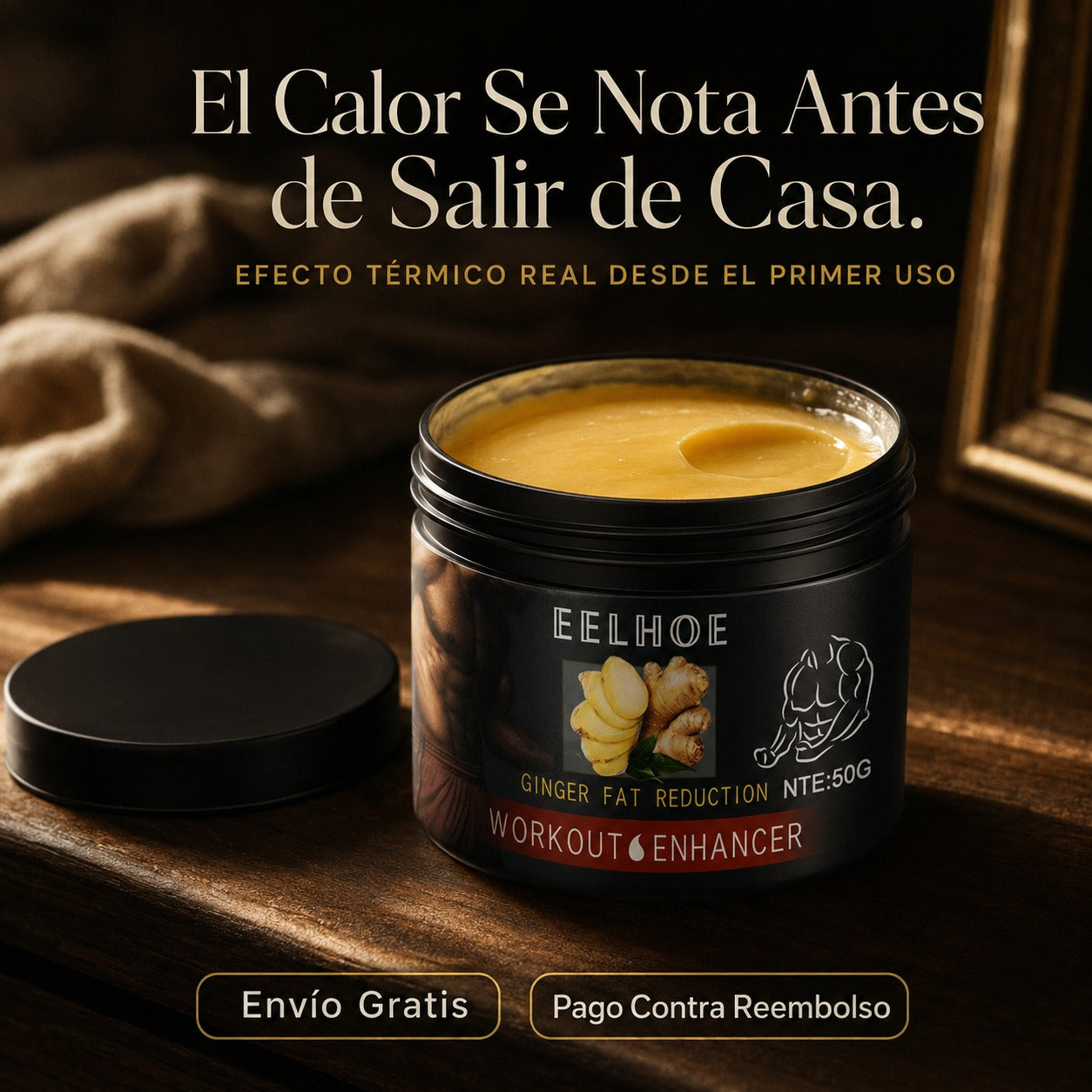 Crema Reductora Térmica — Piel Más Firme y Tonificada