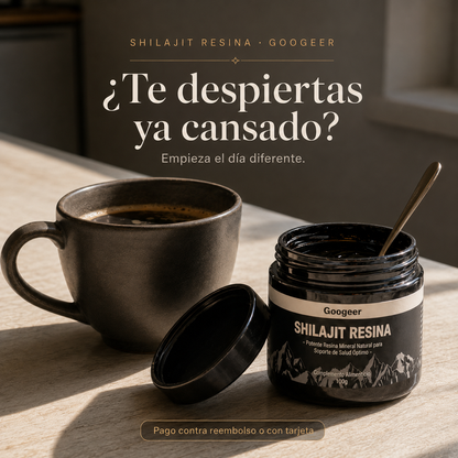 Shilajit 100% Puro - El Secreto de una Energía que Dura Todo el Día