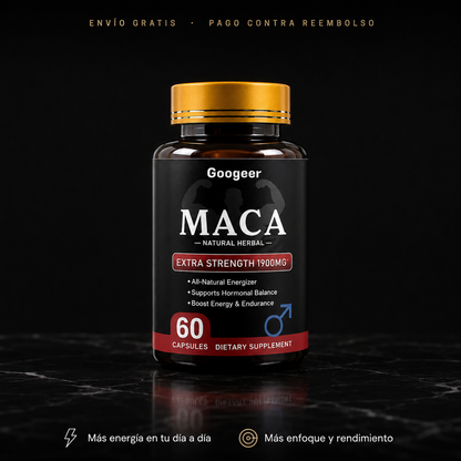 Maca Extra Fuerte 1900mg - Energía Real para tu Día a Día