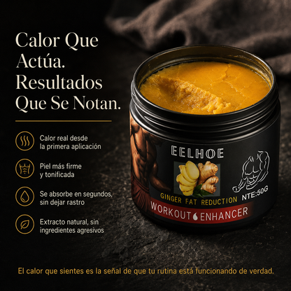 Crema Reductora Térmica – Masaje Reafirmante para Abdomen, Cintura y Piernas