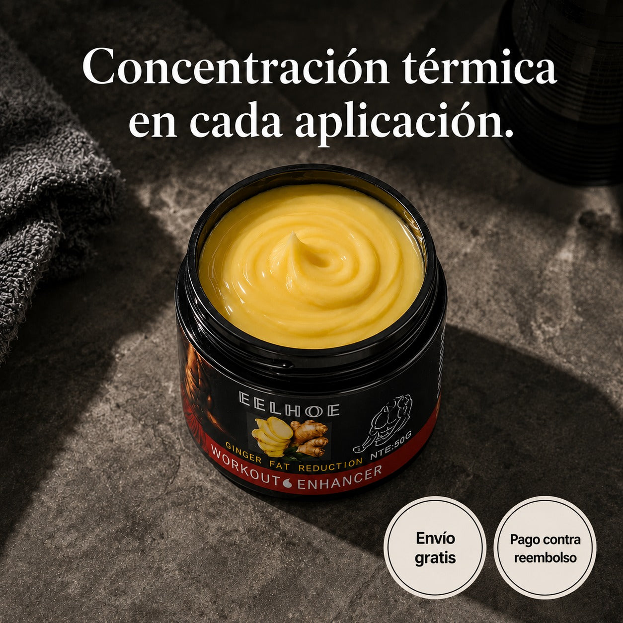 Crema Reductora Térmica — Piel Más Firme y Tonificada